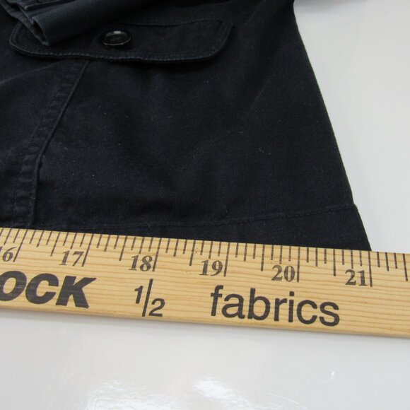 Fashion Bug Stretch Women's 2 Button w/Pockets Wide Cuff Black Blazer Size XL - Picture 10 of 12